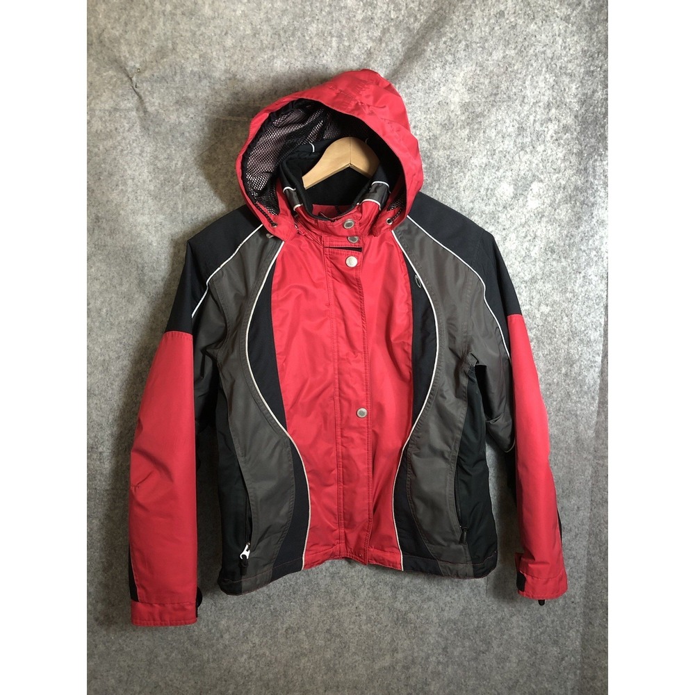 Obermeyer Parka Womens 10 Red Ridgeline Weather System Waterproof Ski Snowboard